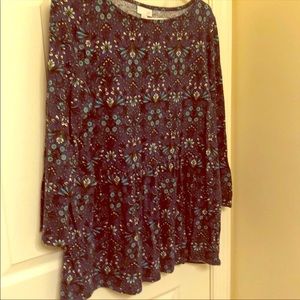 J Jill drop waist tunic like new!